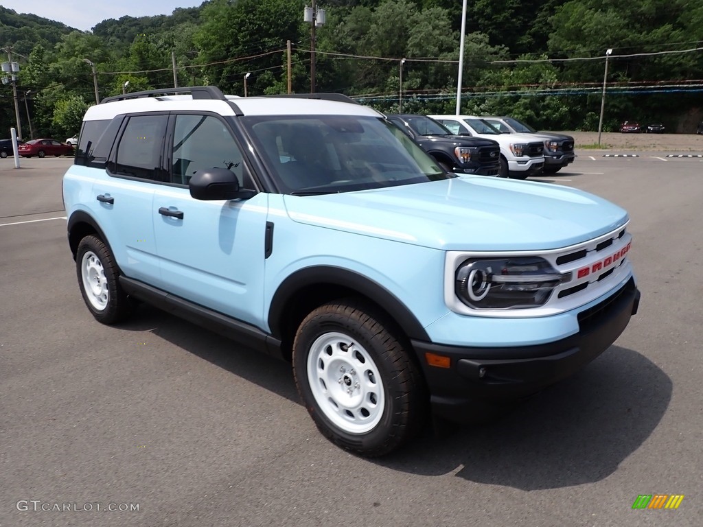 Robins Egg Blue 2023 Ford Bronco Sport Heritage Limited 4x4 Exterior Photo #146163615