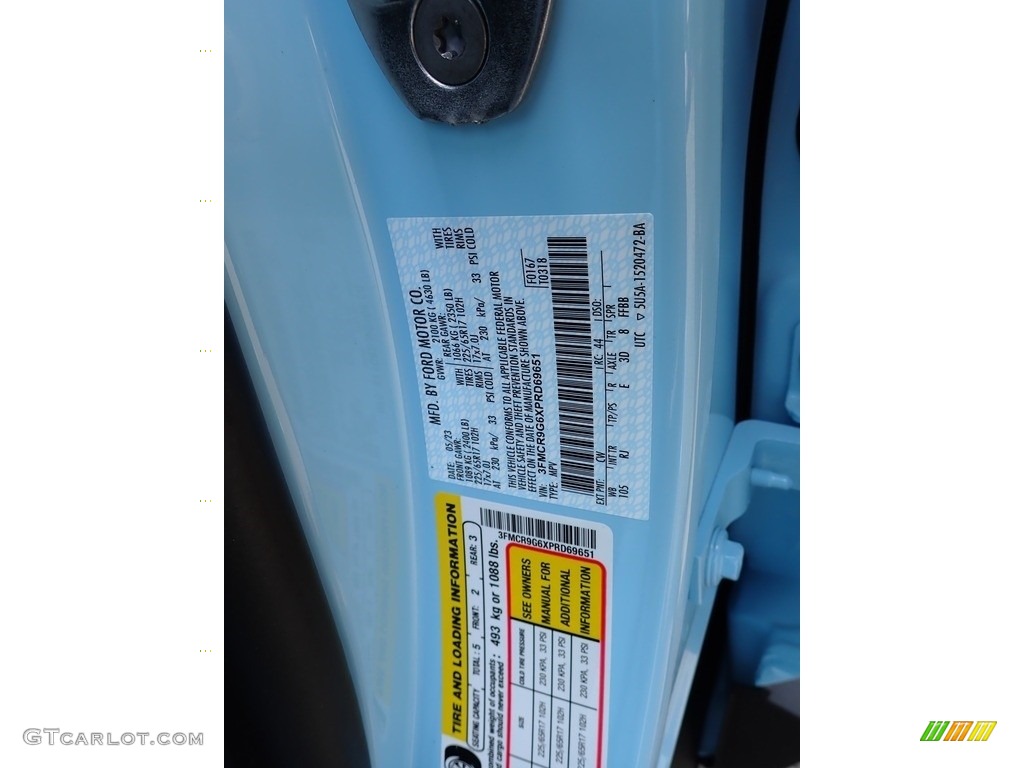 2023 Ford Bronco Sport Heritage Limited 4x4 Color Code Photos