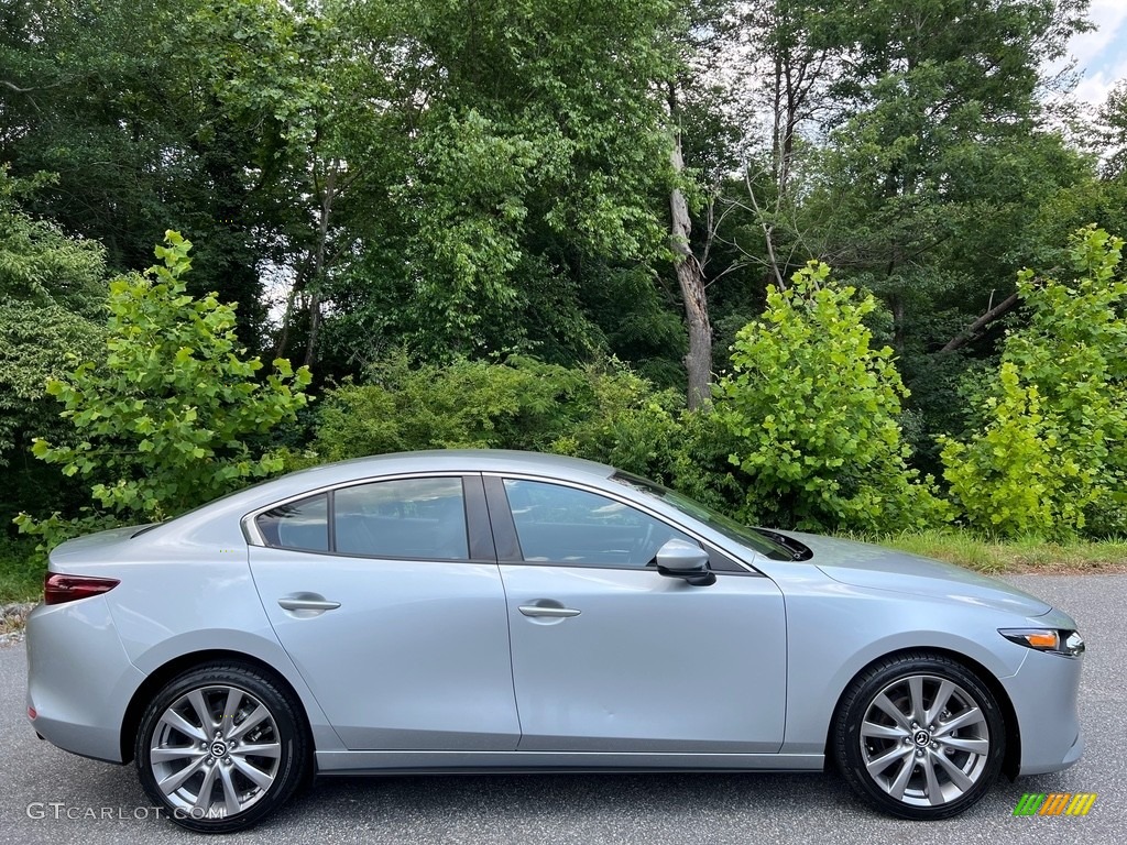 2019 MAZDA3 Select Sedan - Sonic Silver Metallic / Black photo #5