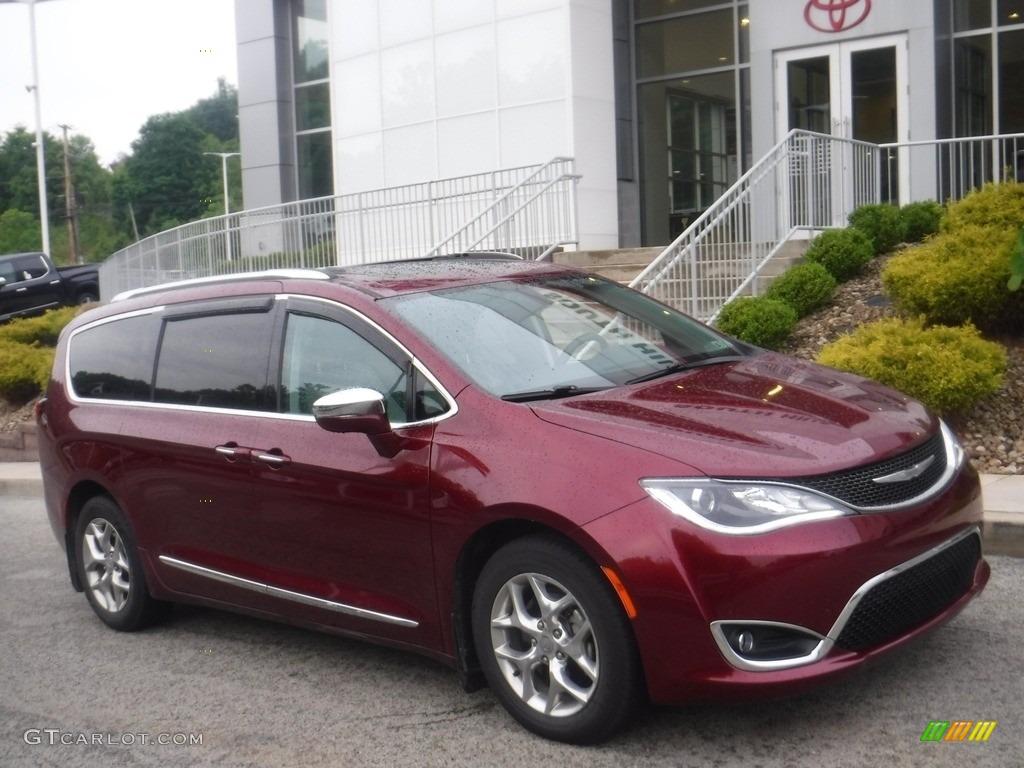 2017 Pacifica Limited - Velvet Red Pearl / Black/Alloy photo #1