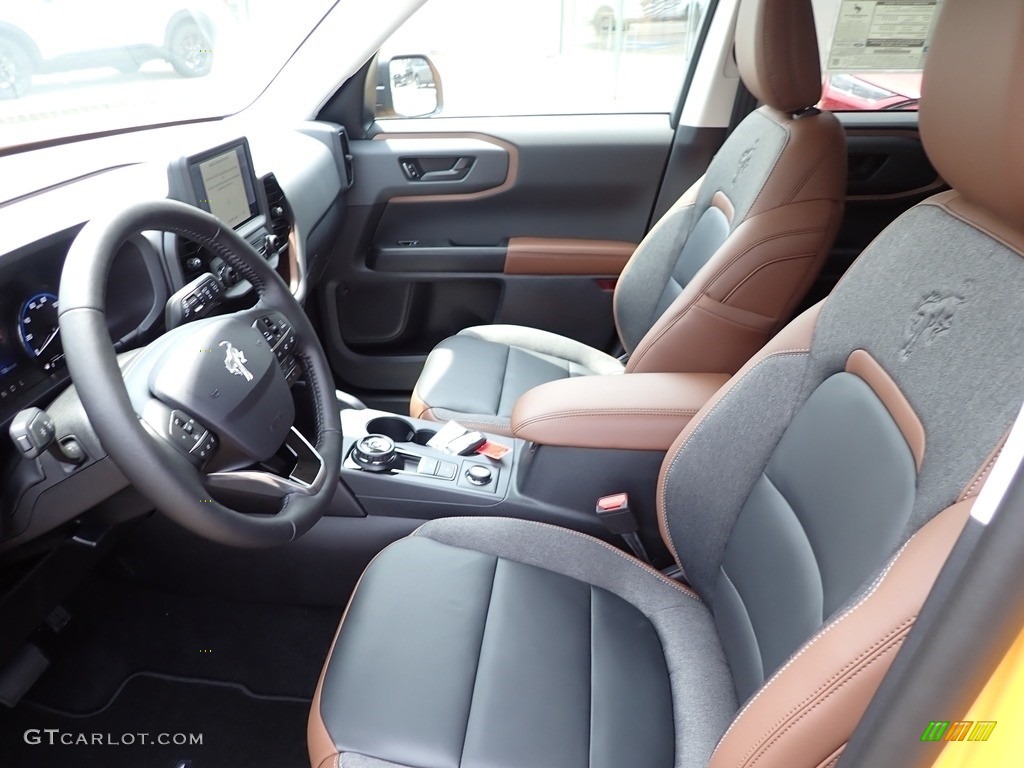 Ebony/Roast Interior 2023 Ford Bronco Sport Outer Banks 4x4 Photo #146164804