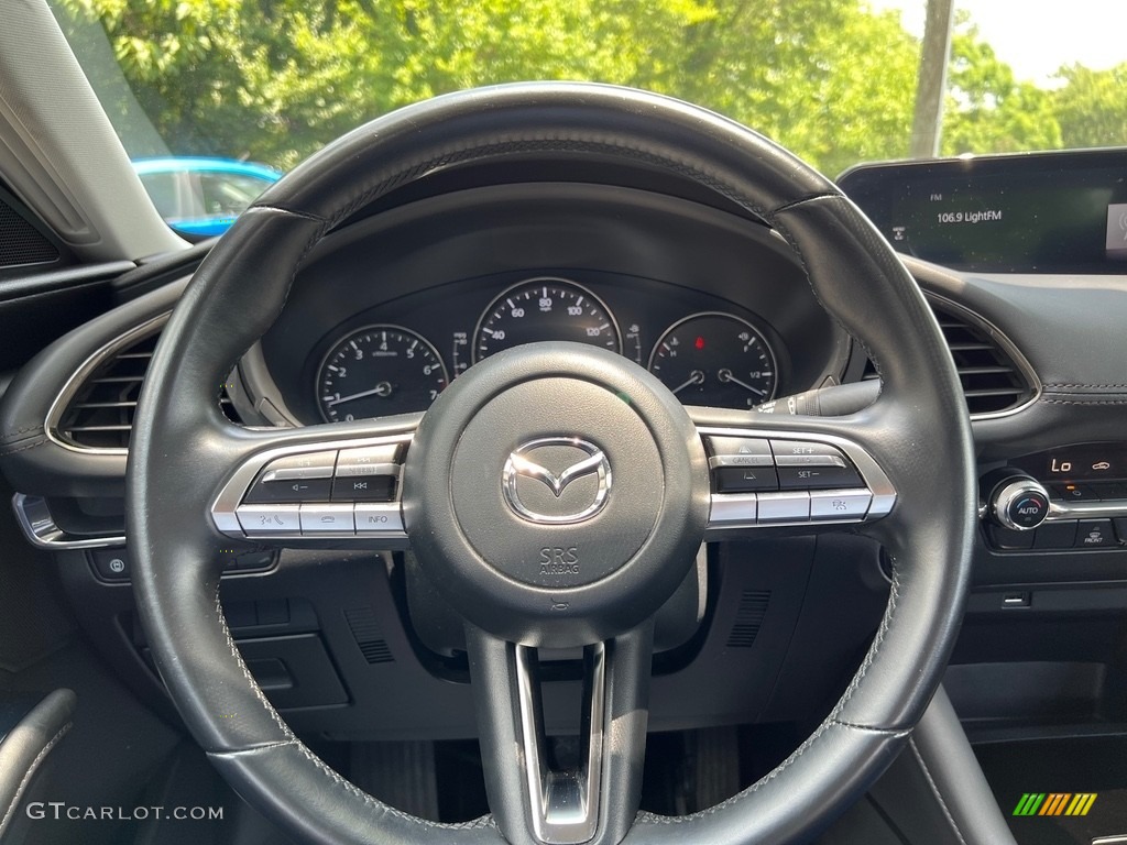 2019 Mazda MAZDA3 Select Sedan Black Steering Wheel Photo #146164809