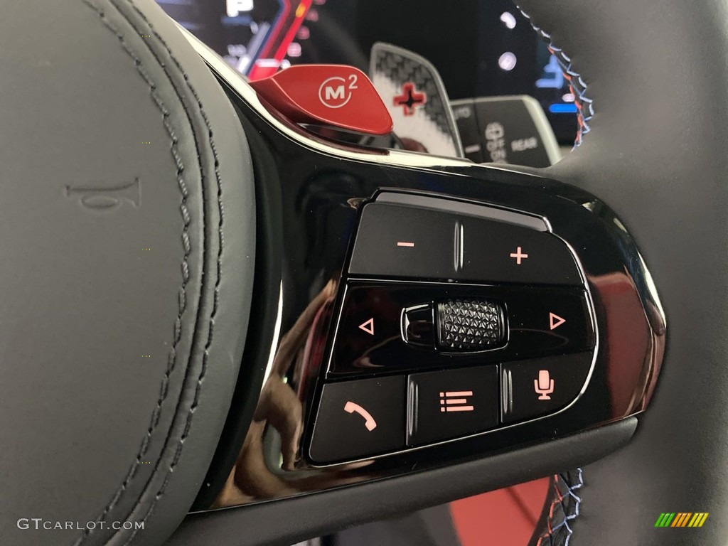 2023 BMW XM Standard XM Model Sakhir Orange/Black Steering Wheel Photo #146164914