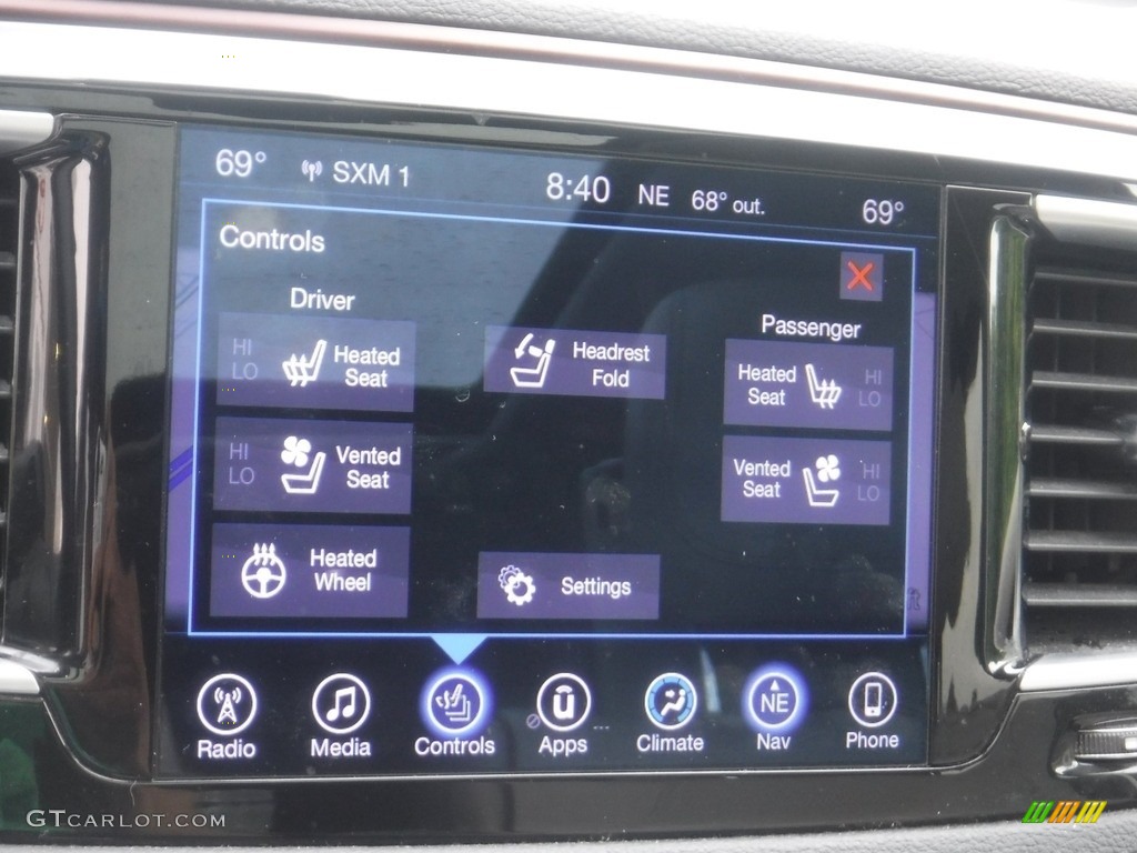 2017 Pacifica Limited - Velvet Red Pearl / Black/Alloy photo #10