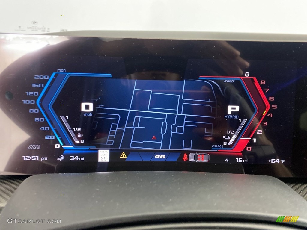 2023 BMW XM Standard XM Model Gauges Photos