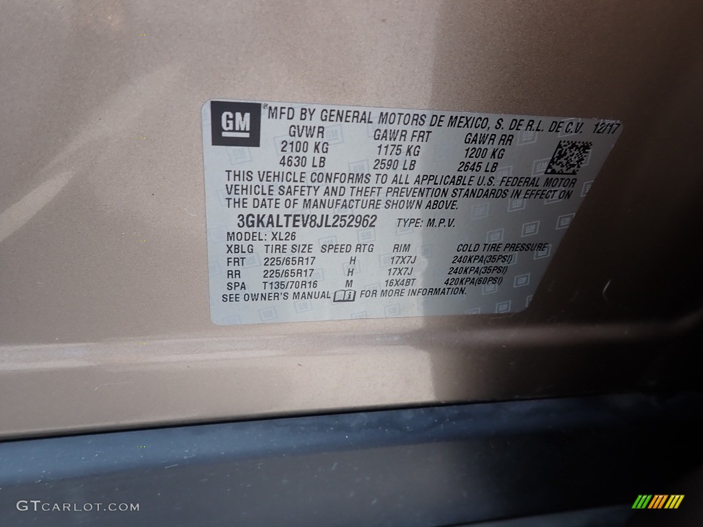 2018 Terrain SLE AWD - Coppertino Metallic / ­Jet Black photo #30