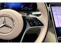 2022 Mercedes-Benz S Macchiato Beige/Magma gray Interior Steering Wheel Photo