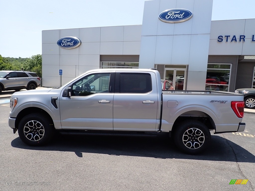 2023 F150 XLT SuperCrew 4x4 - Iconic Silver Metallic / Black photo #2