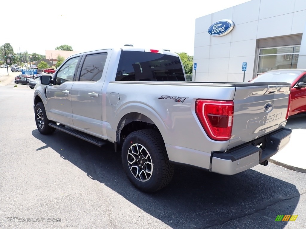 2023 F150 XLT SuperCrew 4x4 - Iconic Silver Metallic / Black photo #3