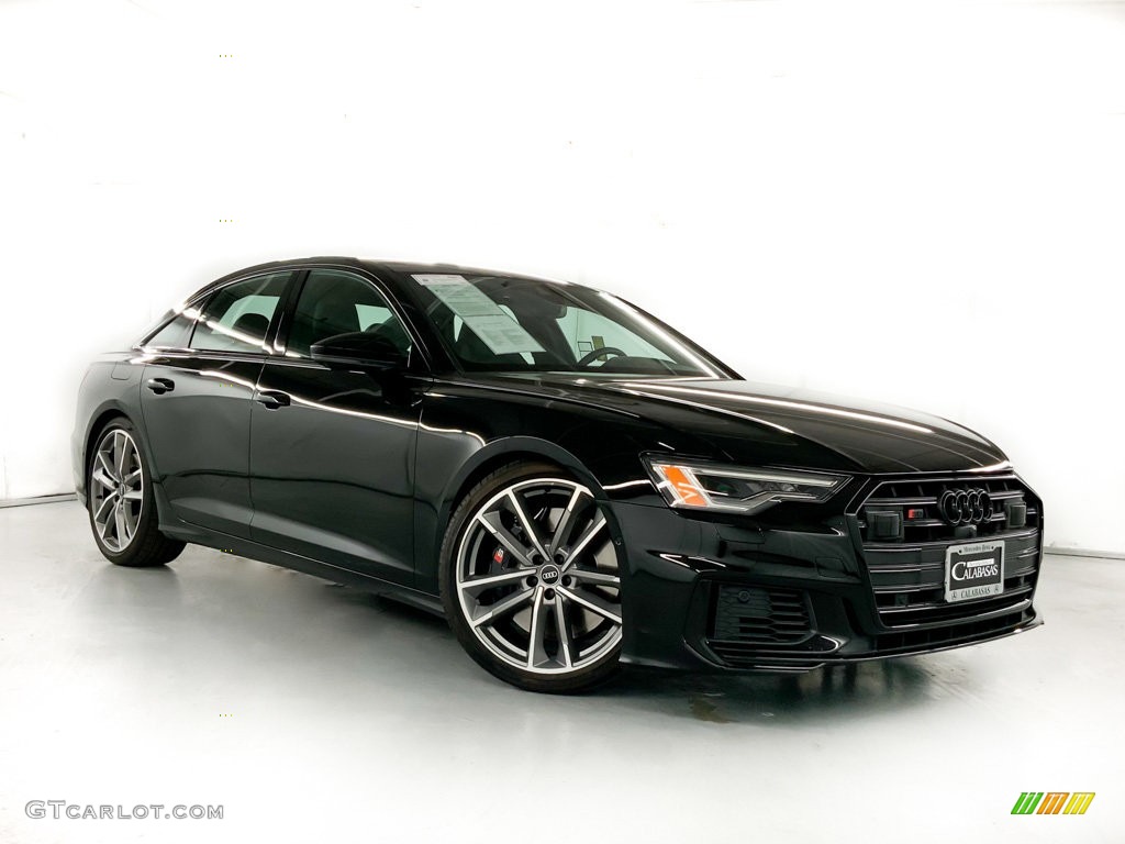 Brilliant Black 2021 Audi S6 Premium Plus quattro Exterior Photo #146165679