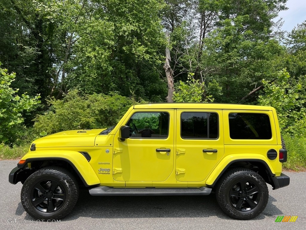 High Velocity 2022 Jeep Wrangler Unlimited Sahara 4x4 Exterior Photo #146165875