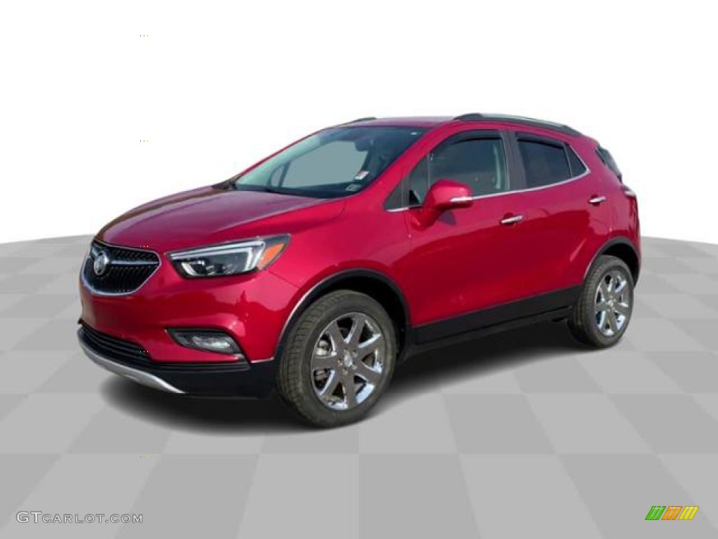 2018 Encore Essence AWD - Winterberry Red Metallic / Ebony photo #4