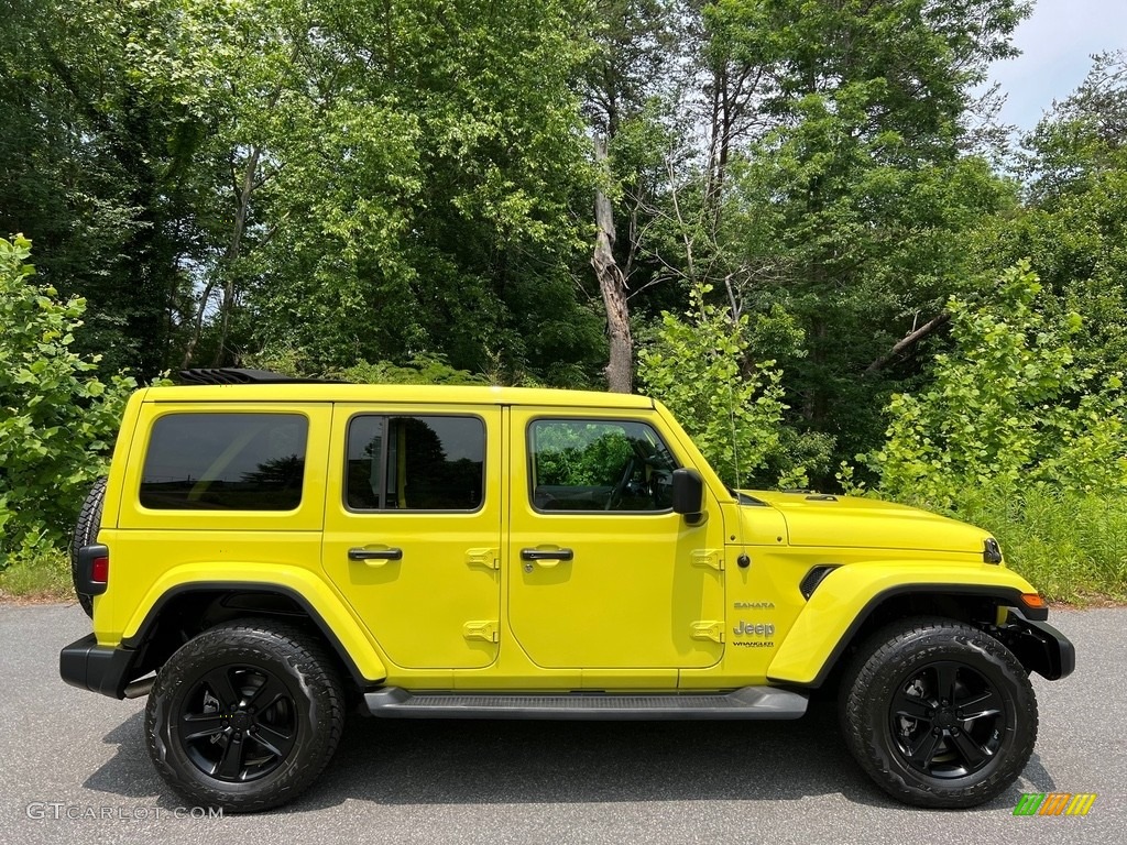 High Velocity 2022 Jeep Wrangler Unlimited Sahara 4x4 Exterior Photo #146165970