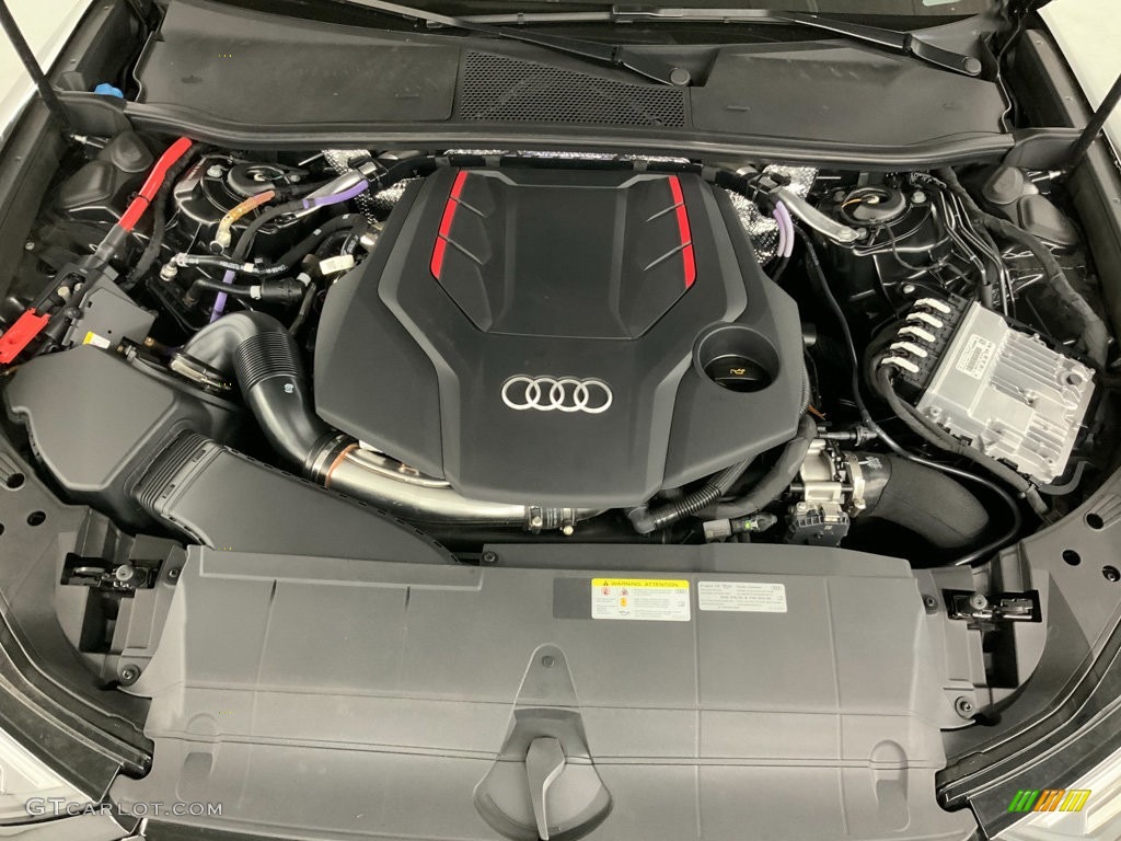 2021 Audi S6 Premium Plus quattro 2.9 Liter Twin-Turbocharged DOHC 24-Valve VVT V6 Engine Photo #146166042