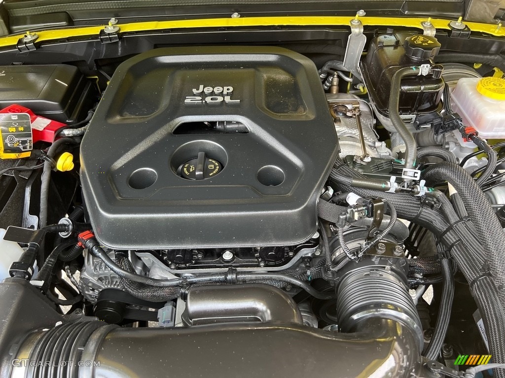 2022 Jeep Wrangler Unlimited Sahara 4x4 2.0 Liter Turbocharged DOHC 16-Valve VVT 4 Cylinder Engine Photo #146166084