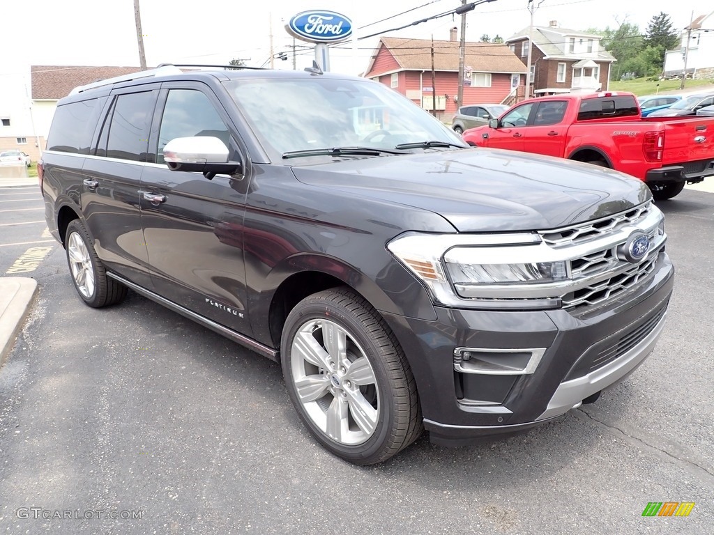 Dark Matter Metallic 2023 Ford Expedition Platinum Max 4x4 Exterior Photo #146166093