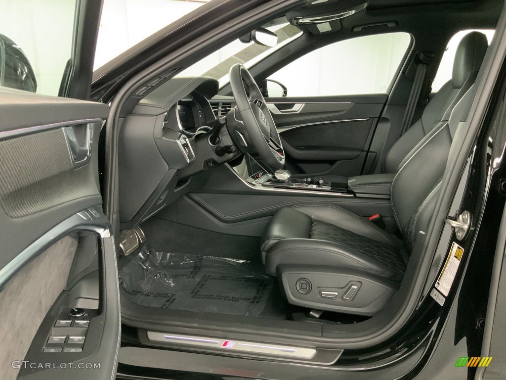 Black Interior 2021 Audi S6 Premium Plus quattro Photo #146166102