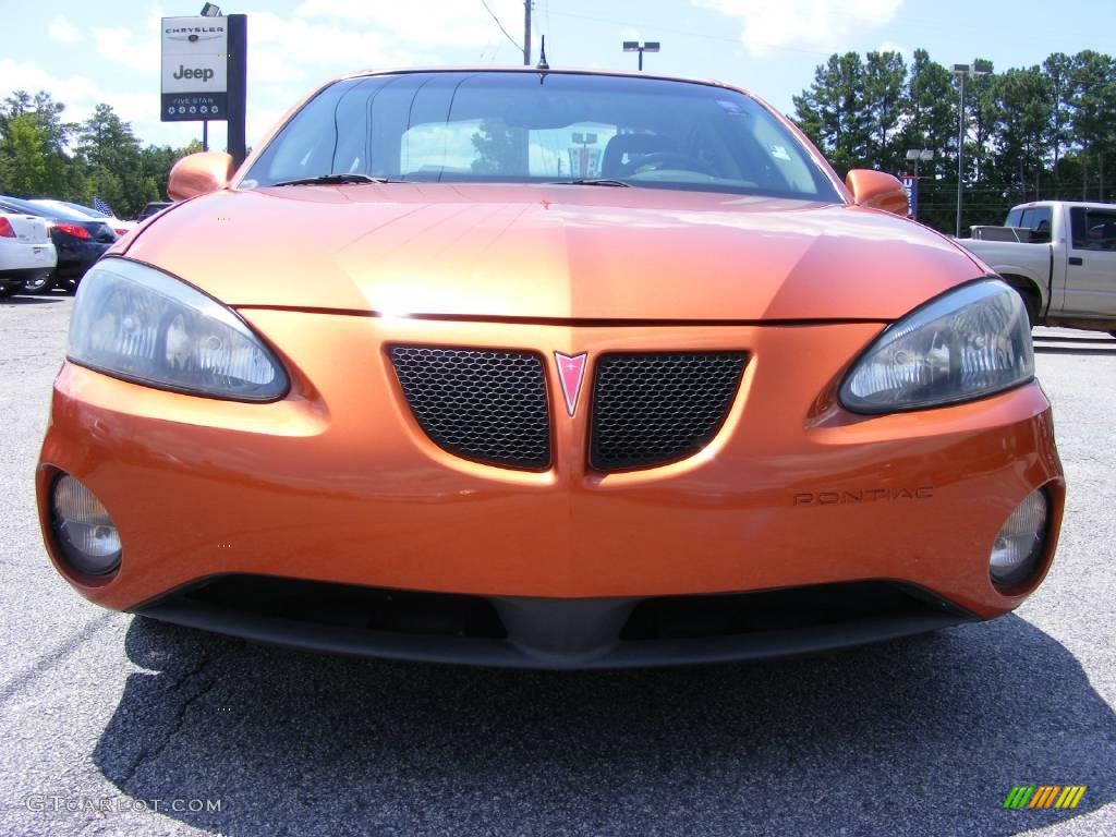 2004 Grand Prix GTP Sedan - Fusion Orange Metallic / Dark Pewter photo #3