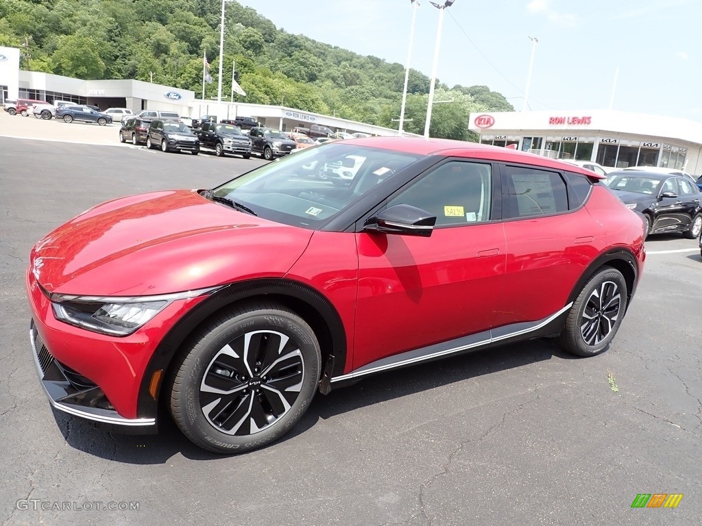 Runway Red 2023 Kia EV6 Wind AWD Exterior Photo #146166162