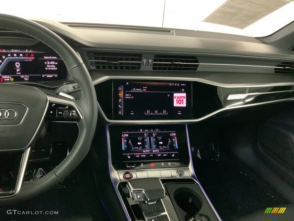 2021 Audi S6 Premium Plus quattro Black Dashboard Photo #146166213