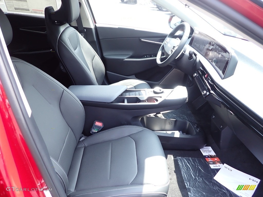 Black Interior 2023 Kia EV6 Wind AWD Photo #146166325