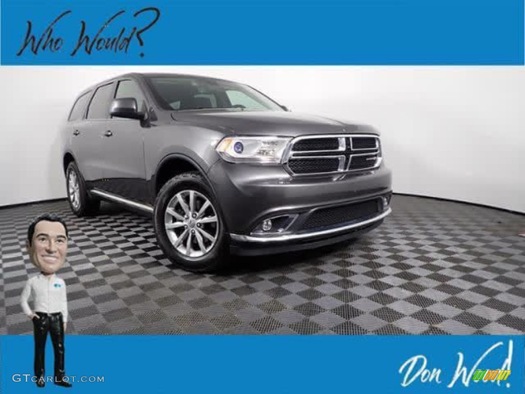 2018 Durango SXT AWD - Granite Metallic / Black photo #1