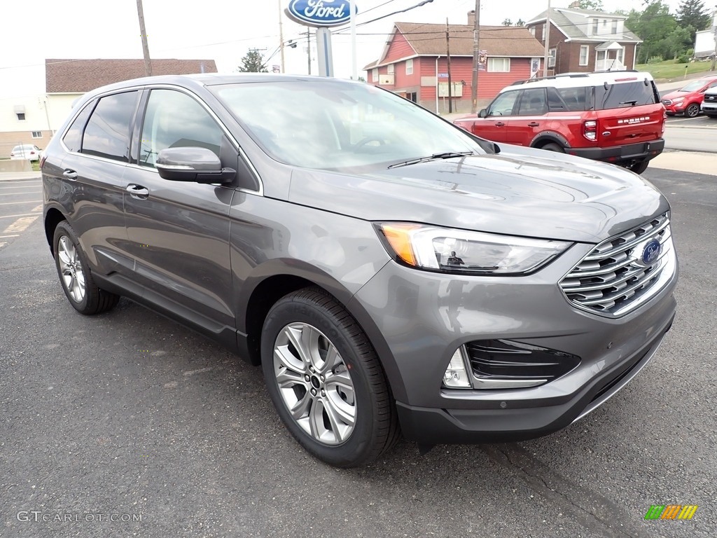 Carbonized Gray Metallic 2023 Ford Edge Titanium AWD Exterior Photo #146166576
