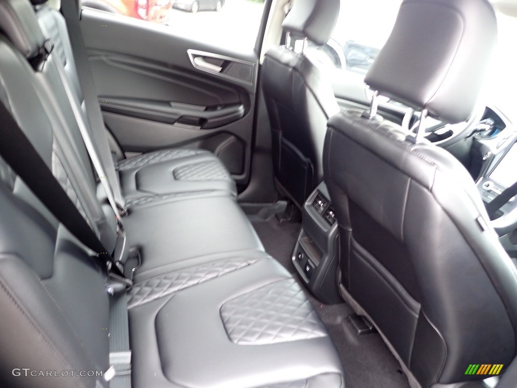 Ebony Interior 2023 Ford Edge Titanium AWD Photo #146166651