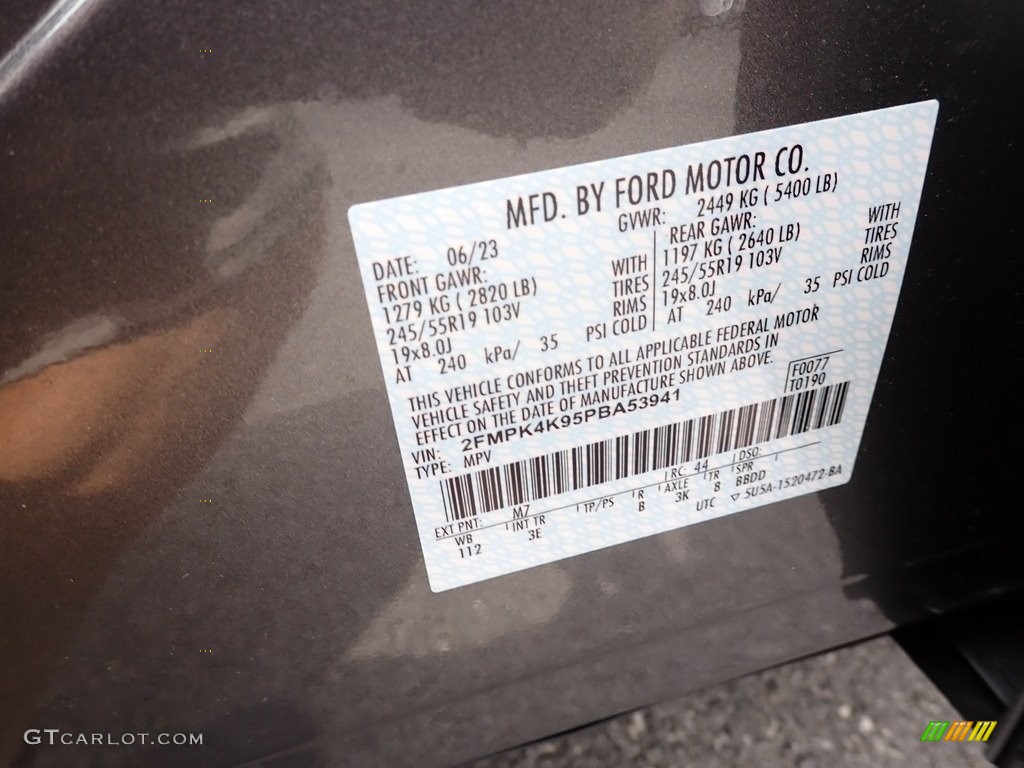2023 Edge Color Code M7 for Carbonized Gray Metallic Photo #146166877