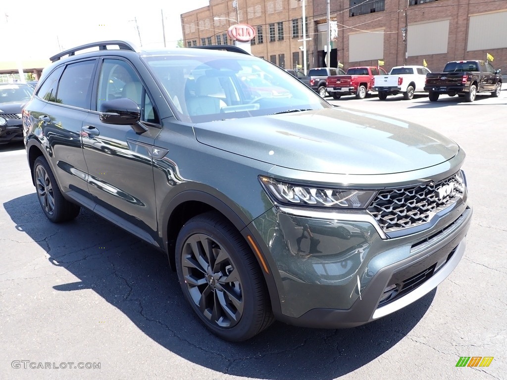 2023 Sorento X-Line EX AWD - Aruba Green / Gray photo #2