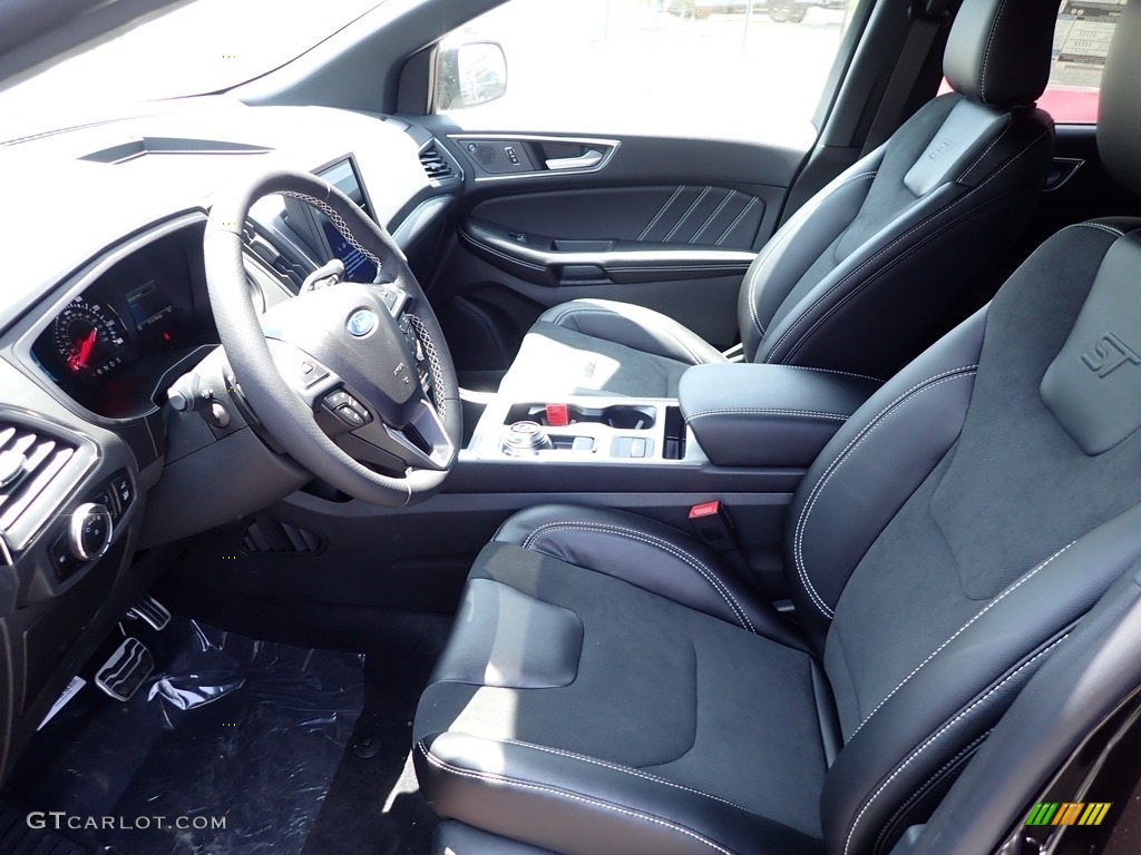 Ebony Interior 2023 Ford Edge ST AWD Photo #146167179