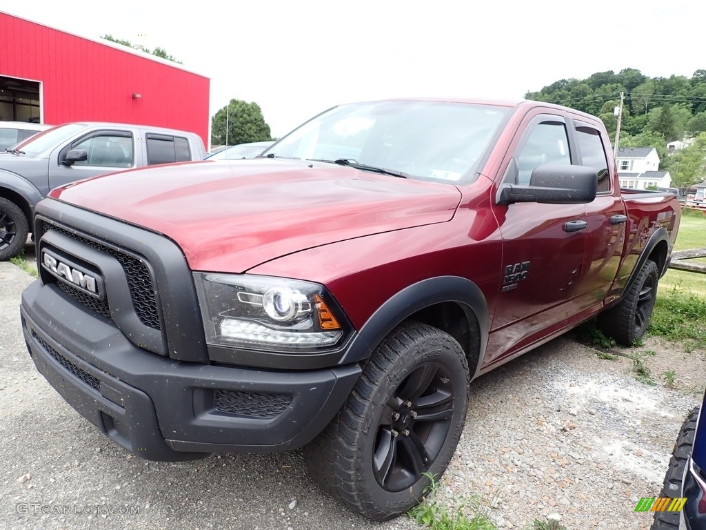 2021 1500 Classic Quad Cab 4x4 - Delmonico Red Pearl / Black photo #1