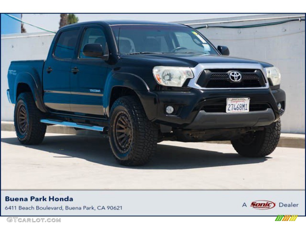 2014 Tacoma Prerunner Double Cab - Black / Graphite photo #1