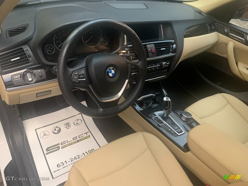 2017 X3 xDrive28i - Alpine White / Sand Beige/Black photo #7
