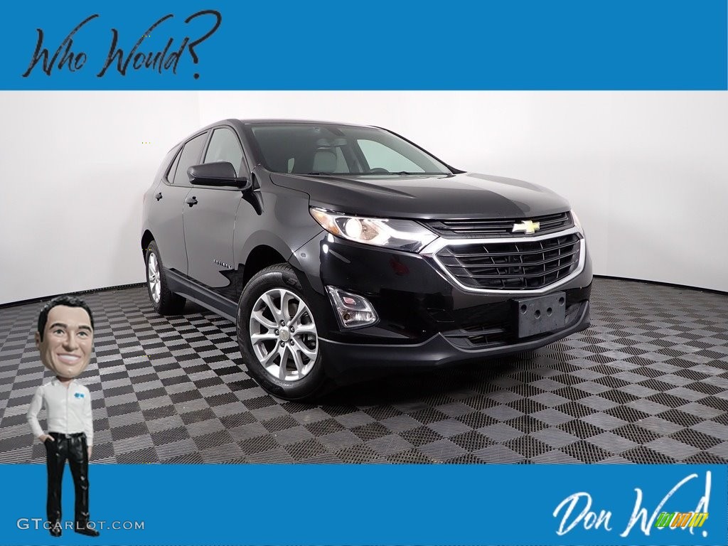 2019 Equinox LS AWD - Mosaic Black Metallic / Medium Ash Gray photo #2