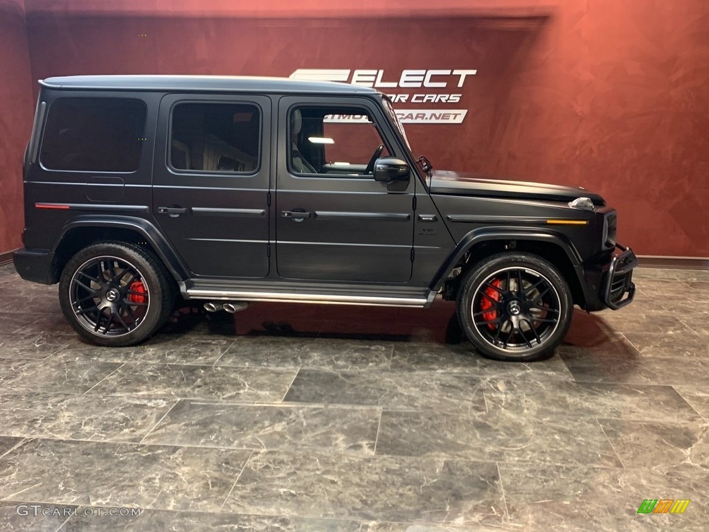 2021 G 63 AMG - designo Night Black Magno (Matte) / Platinum White w/Black A Band photo #4