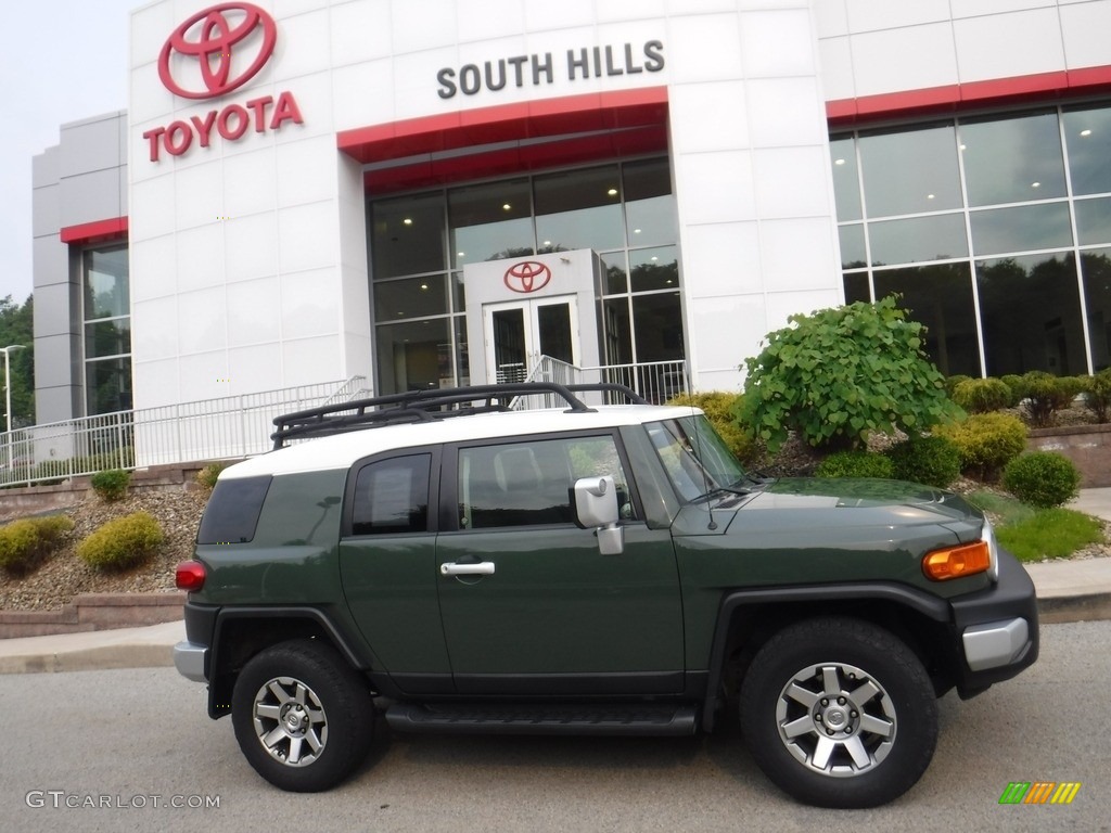 2014 FJ Cruiser 4WD - Army Green / Dark Charcoal photo #2