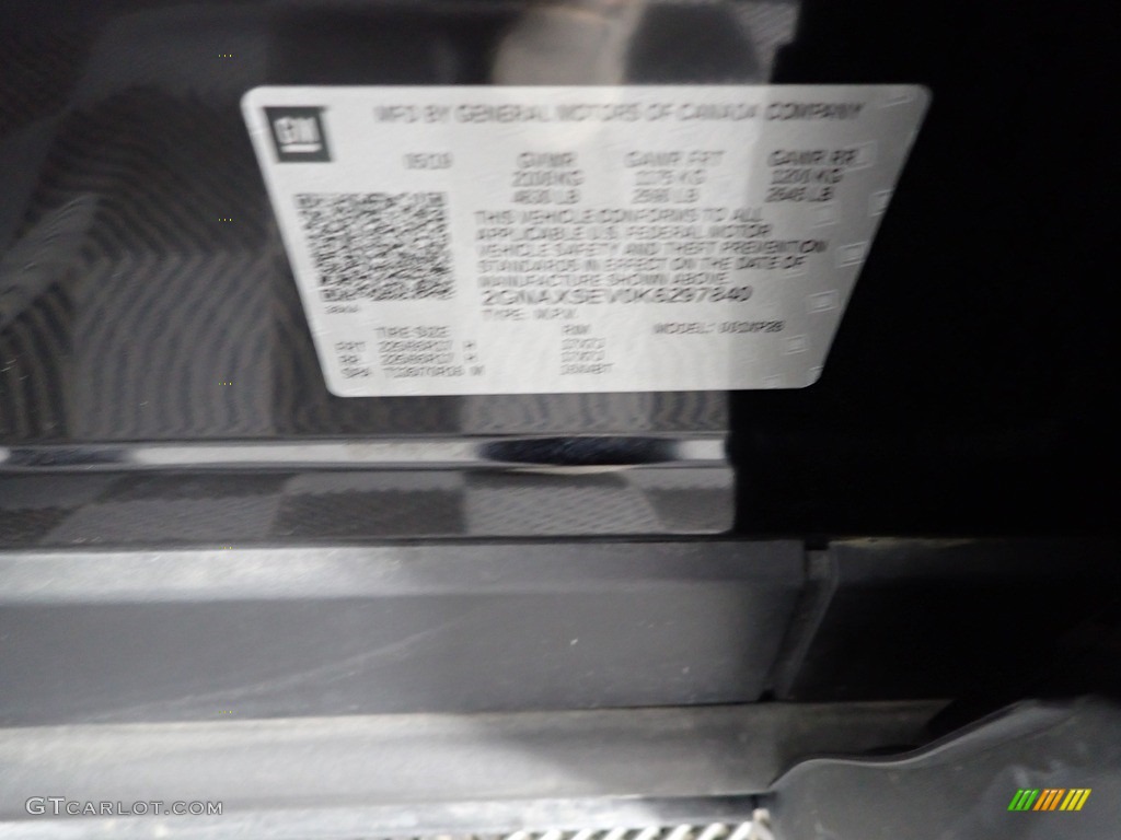 2019 Equinox LS AWD - Mosaic Black Metallic / Medium Ash Gray photo #30
