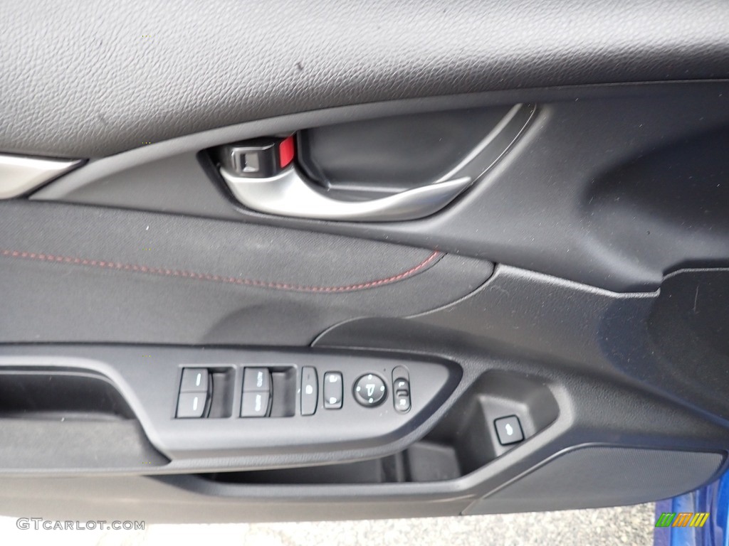 2019 Honda Civic Si Sedan Black Door Panel Photo #146169261