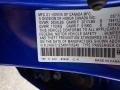 B593M: Agean Blue Metallic 2019 Honda Civic Si Sedan Color Code