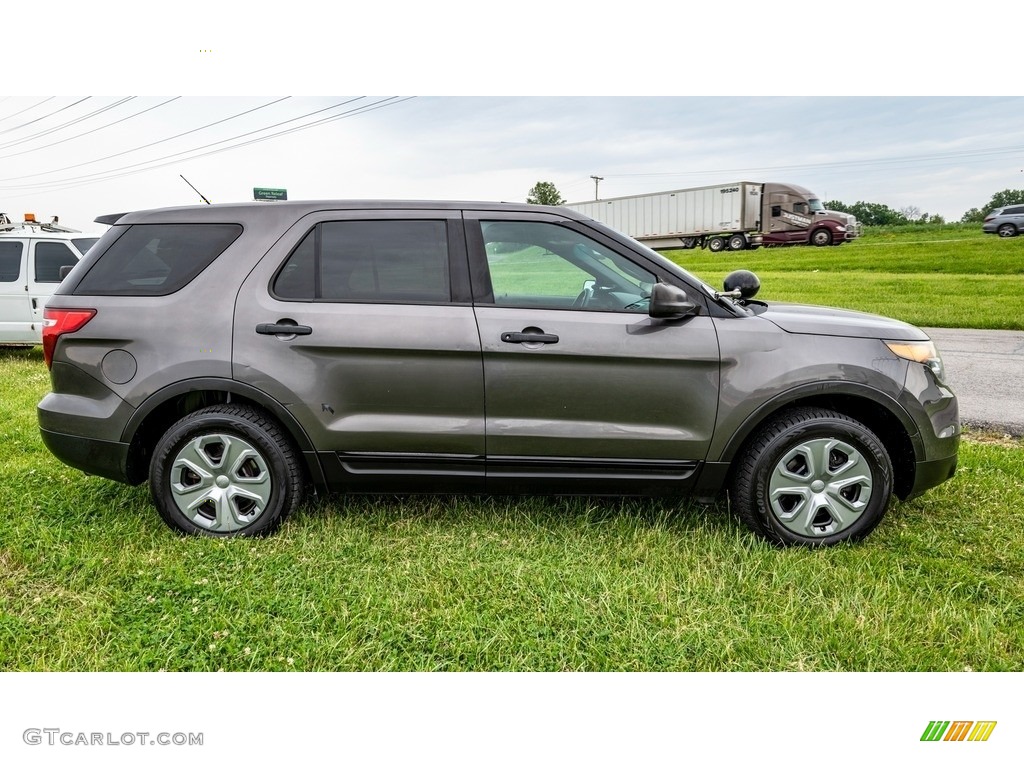 2015 Explorer Police Interceptor 4WD - Medium Titanium Metallic / Charcoal Black photo #2