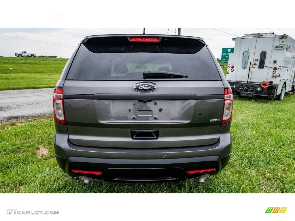 2015 Explorer Police Interceptor 4WD - Medium Titanium Metallic / Charcoal Black photo #4