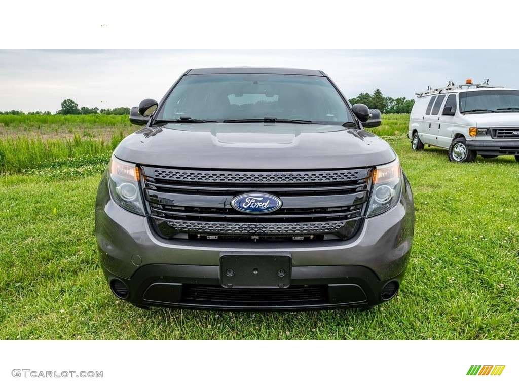 2015 Explorer Police Interceptor 4WD - Medium Titanium Metallic / Charcoal Black photo #8