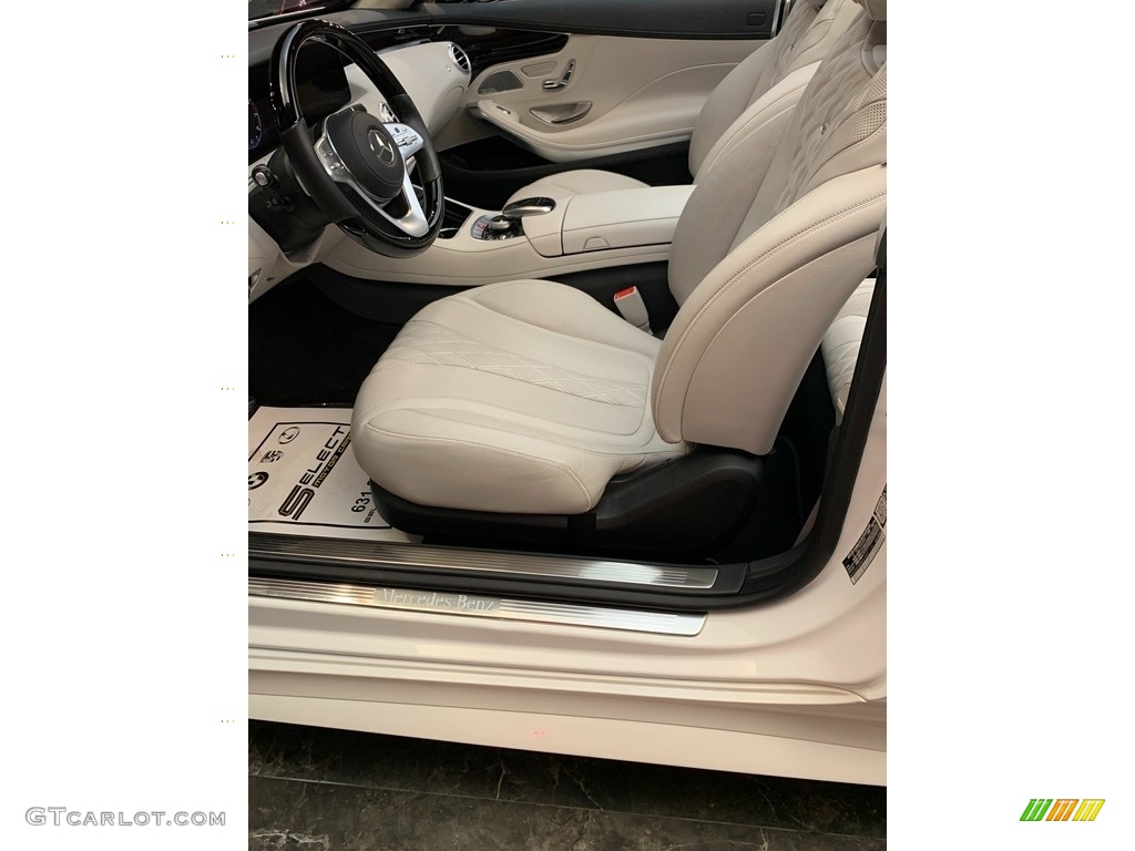 2020 S 560 Cabriolet - designo Diamond White Metallic / designo Crystal Gray/Black photo #9