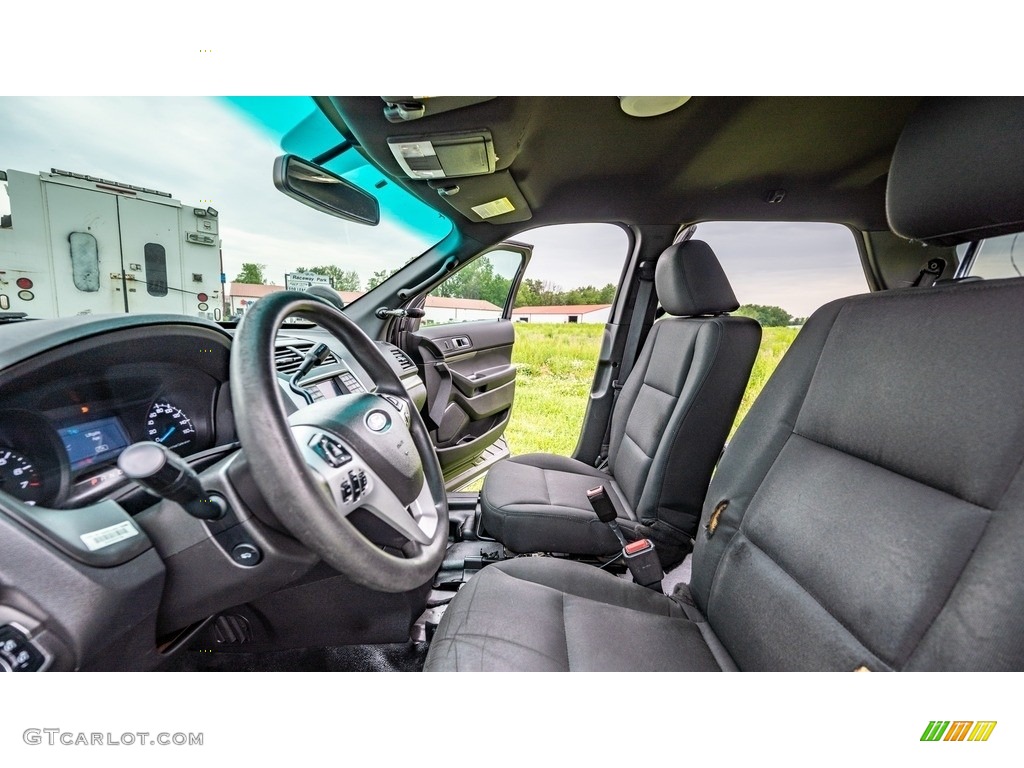 2015 Explorer Police Interceptor 4WD - Medium Titanium Metallic / Charcoal Black photo #12