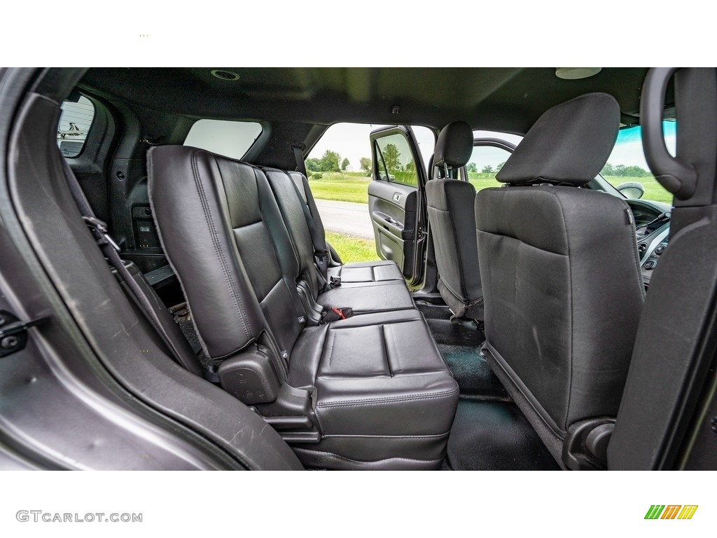 2015 Ford Explorer Police Interceptor 4WD Rear Seat Photo #146169705