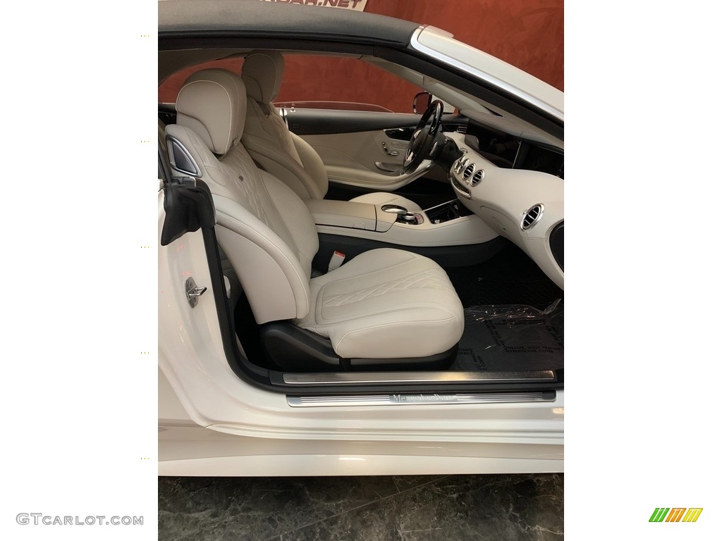 2020 S 560 Cabriolet - designo Diamond White Metallic / designo Crystal Gray/Black photo #12