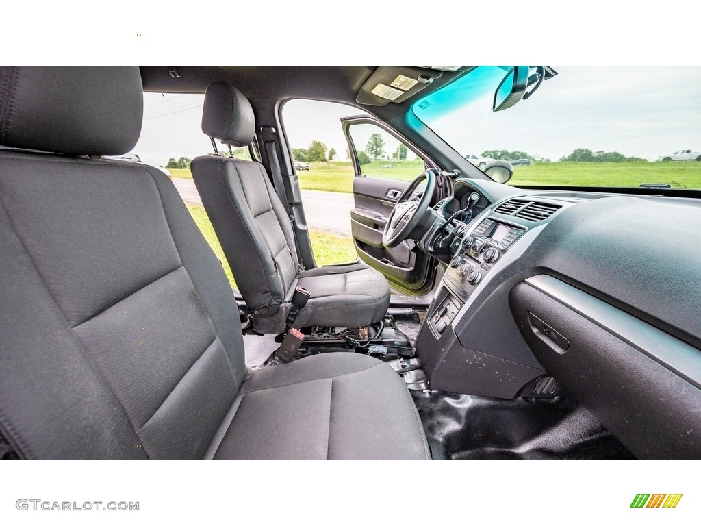 2015 Explorer Police Interceptor 4WD - Medium Titanium Metallic / Charcoal Black photo #15