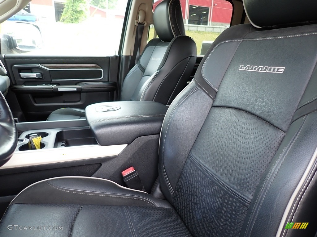 Black Interior 2019 Ram 3500 Laramie Crew Cab 4x4 Photo #146169780