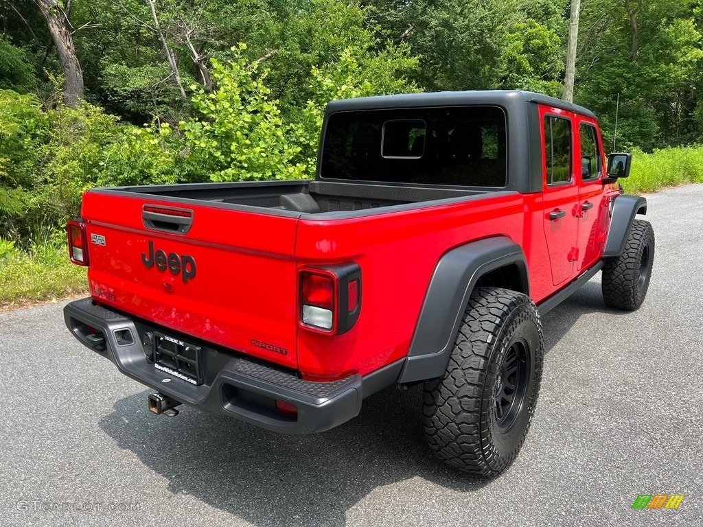 2020 Gladiator Sport 4x4 - Firecracker Red / Black photo #7